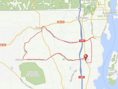 William H. Miner Ride from Chazy&nbsp;NY