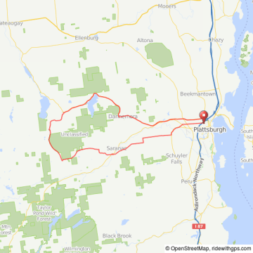 Plattsburgh-Standish bicycle ride