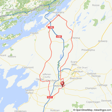 Watertown to Alexandria bicycle ride