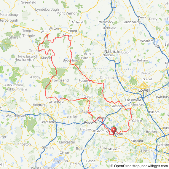 Acton Century bicycle ride