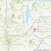 Amherst to Warren bicycle ride