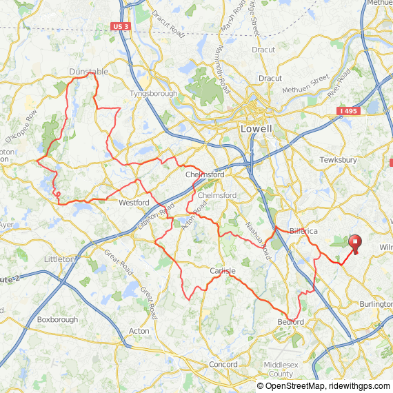 Billerica - Dunstable ride