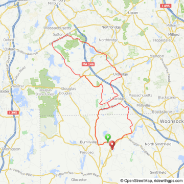 Burrillville RI bicycle ride