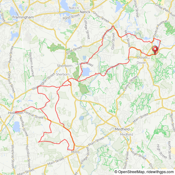 Dover - Holliston ride