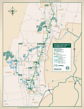 Farmington River Trail map
