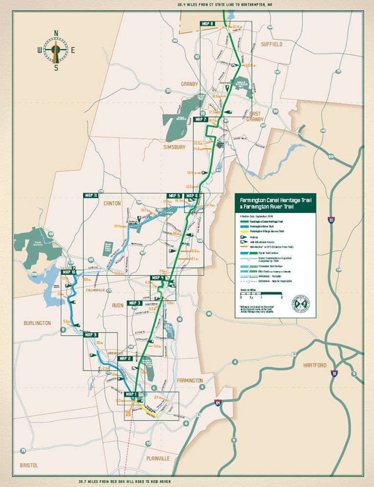 Farmington River Trail map