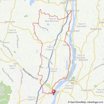 Hudson River bicycle ride