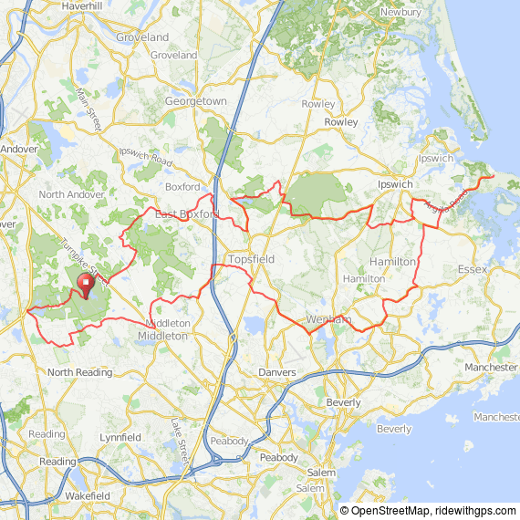 Ipswich Watershed bicycle ride