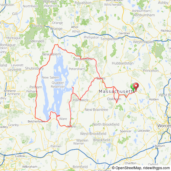 Quabbin Reservoir ride