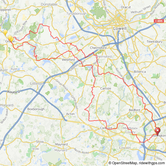 Lexington - Groton ride