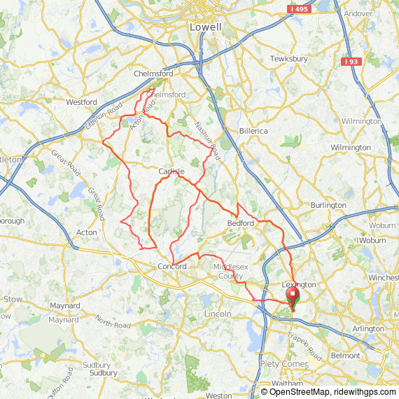 Lexington Revolutions bicycle ride