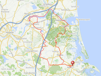 Merrimack River Ride from Ipswich&nbsp;MA