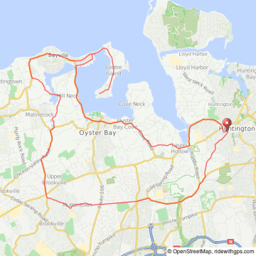 Oyster Bay bicycle ride