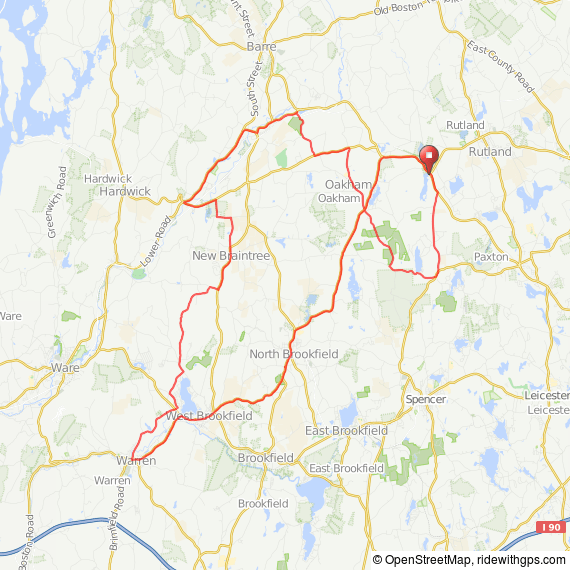 Rutland-Warren bicycle ride