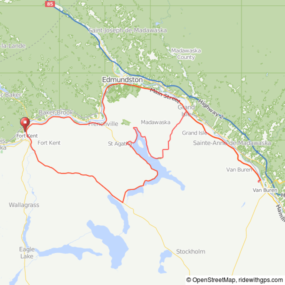 St, John River Valley bicycle ride