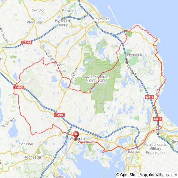 Wareham-Plymouth bicycle ride