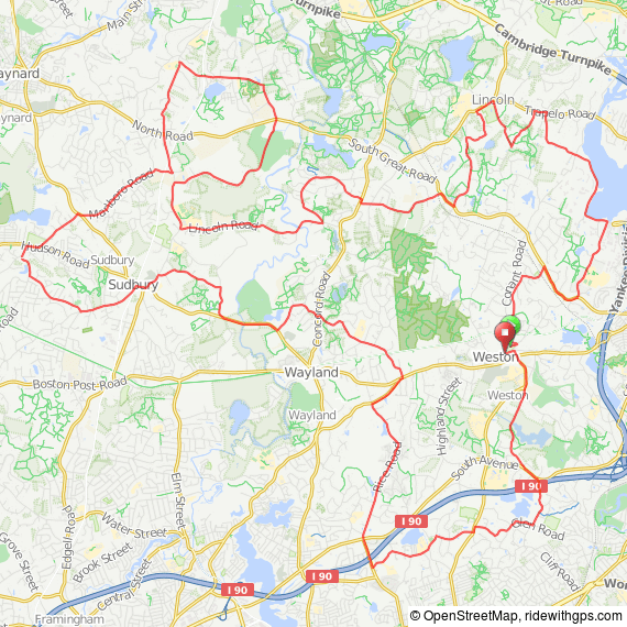 Weston - Wayland ride