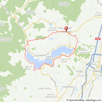 Ashoken Reservoir bicycle ride