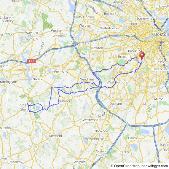 Bikes Not Bombs route