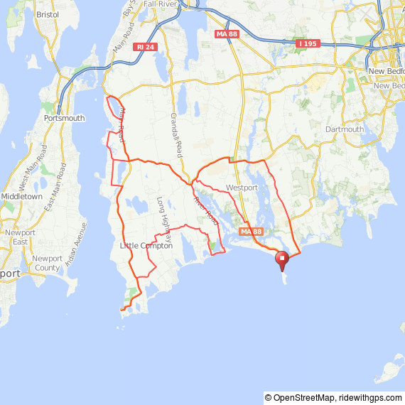 Rhode Island Sound and Buzzards Bay Bike New England