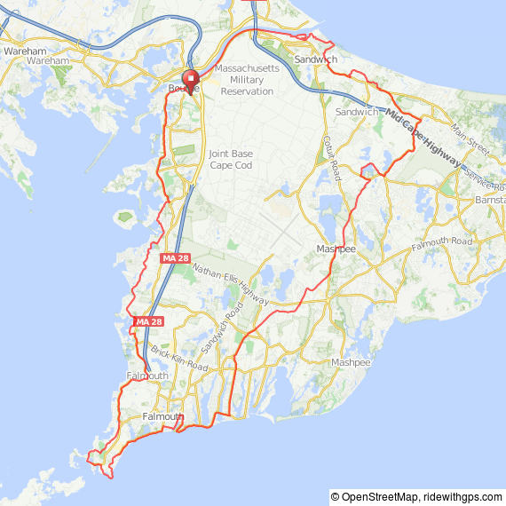 Cape Cod Falmouth bicycle ride