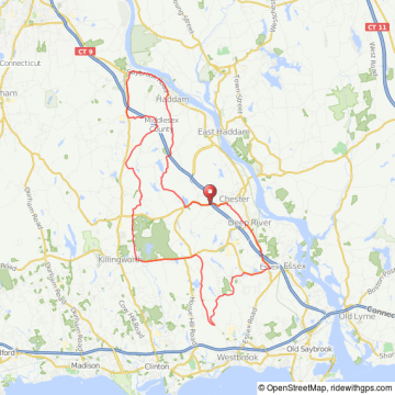 Chester Haddam bicycle ride