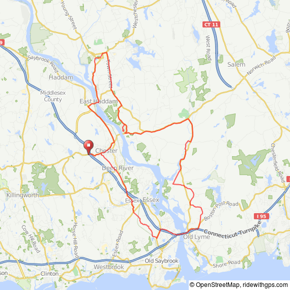 Chester Moodus bicycle ride