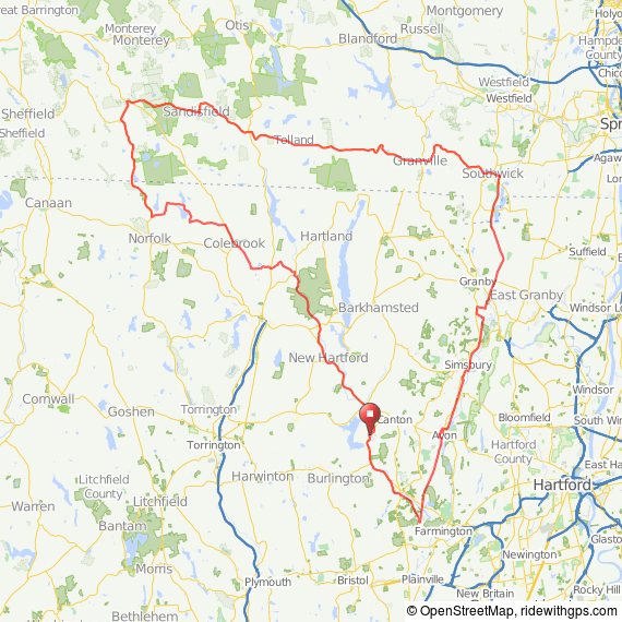 Collinsville CT Century ride