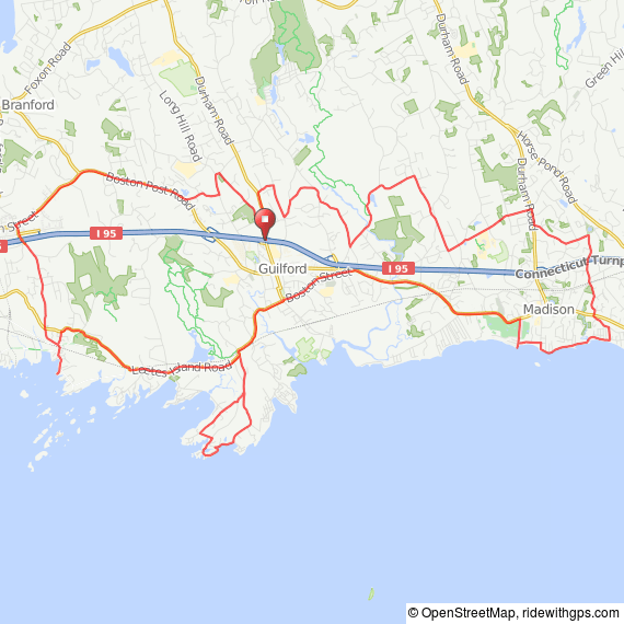 Guilford - Madison bicycle ride