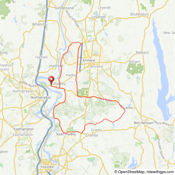 Hadley bicycle ride around the range