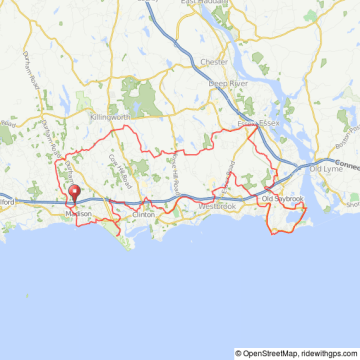 Madison - Old Saybrook CT bicycle ride
