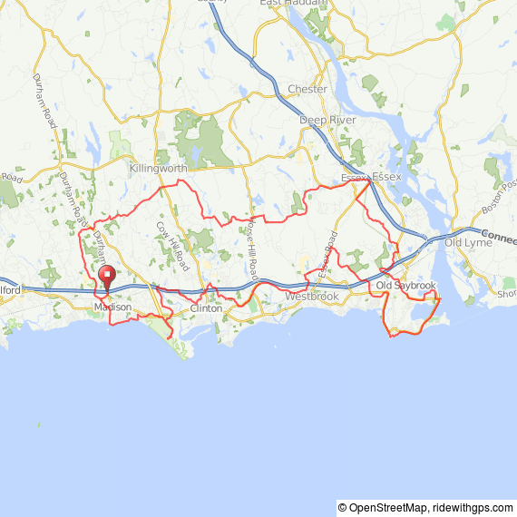 Madison - Old Saybrook CT bicycle ride