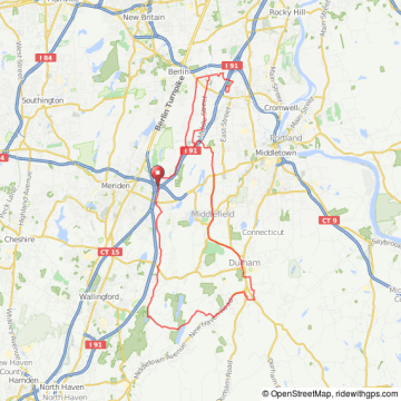 Meriden CT bicycle ride