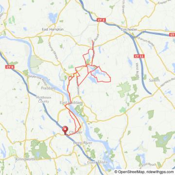 Moodus CT bicycle ride