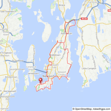 Newport RI bicycle ride