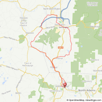 Williamstown to Bennington bicycle ride