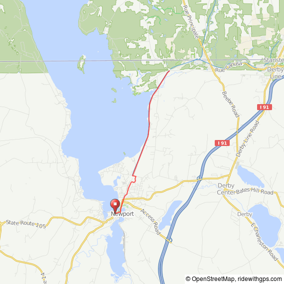 Beebe Plain Newport bicycle ride