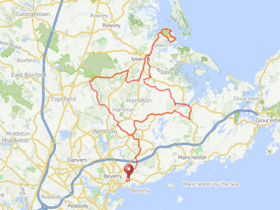 Beverly-Ipswich MA Ride