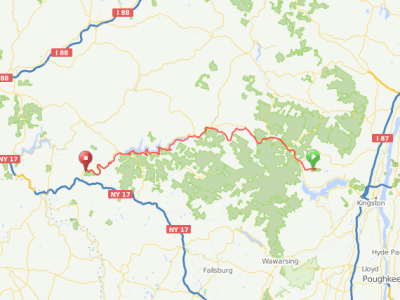 Catskill-Delaware River bicycle camping tour (long&nbsp;version)