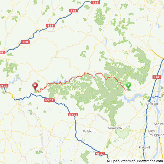 Catskill bicycle camping tour