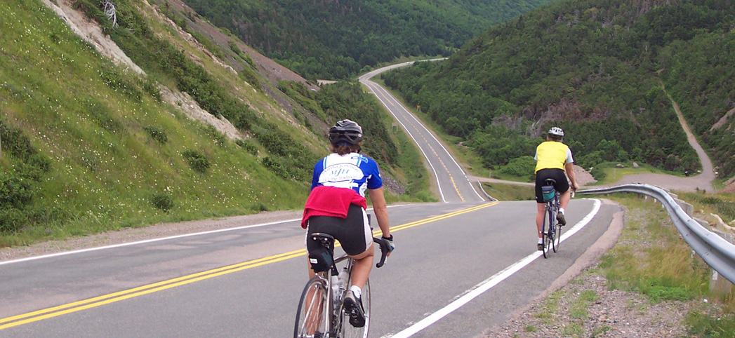 Cycling to Cheticamp