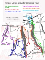 Finger Lakes Bicycle camping tour