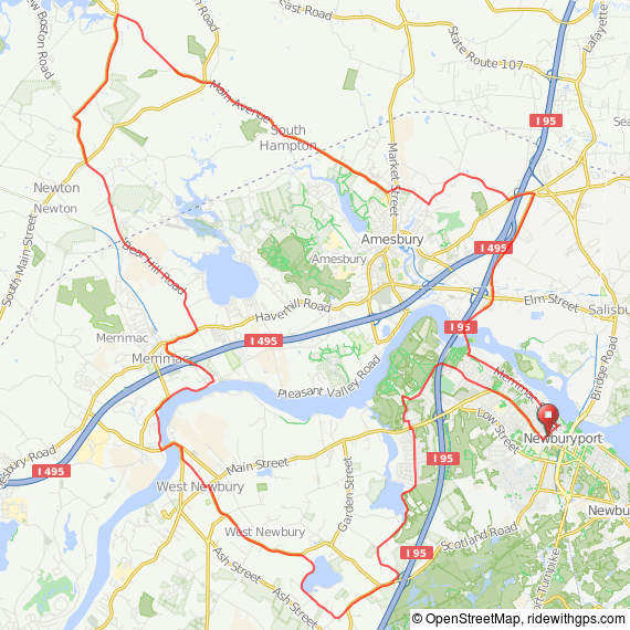 Newburyport-Amesbury bicycle ride