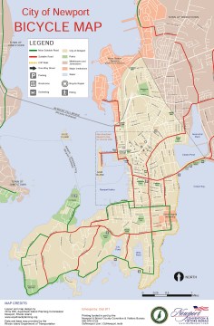 Newport Bike map