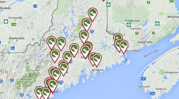 Bicycle trails in Maine