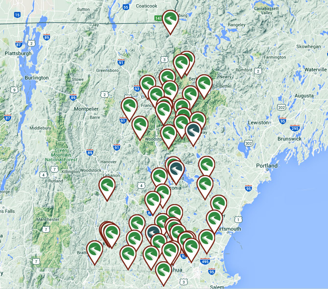 New Hampshire bicycle trails