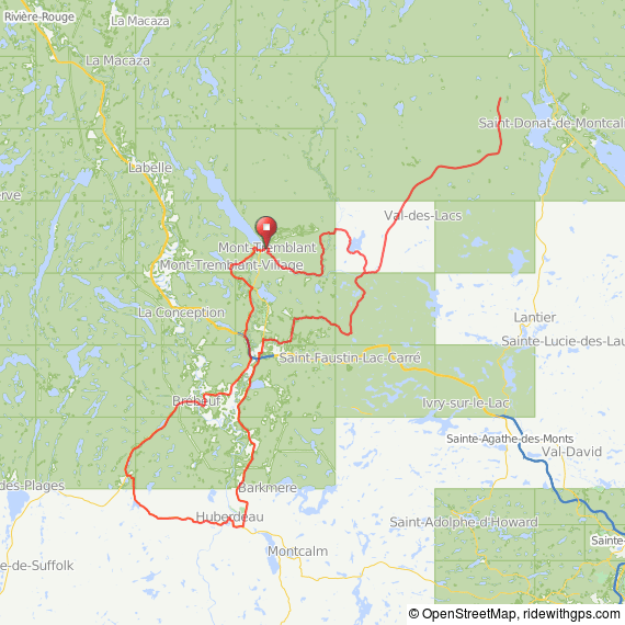Mt. Tremblant bicycle ride