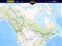 Trans Canada Trail map