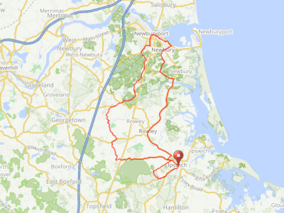 Ipswich-Newburyport 34-Mile Loop