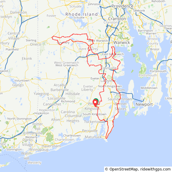 Ride the Rhode for the National MS Society, Day 1